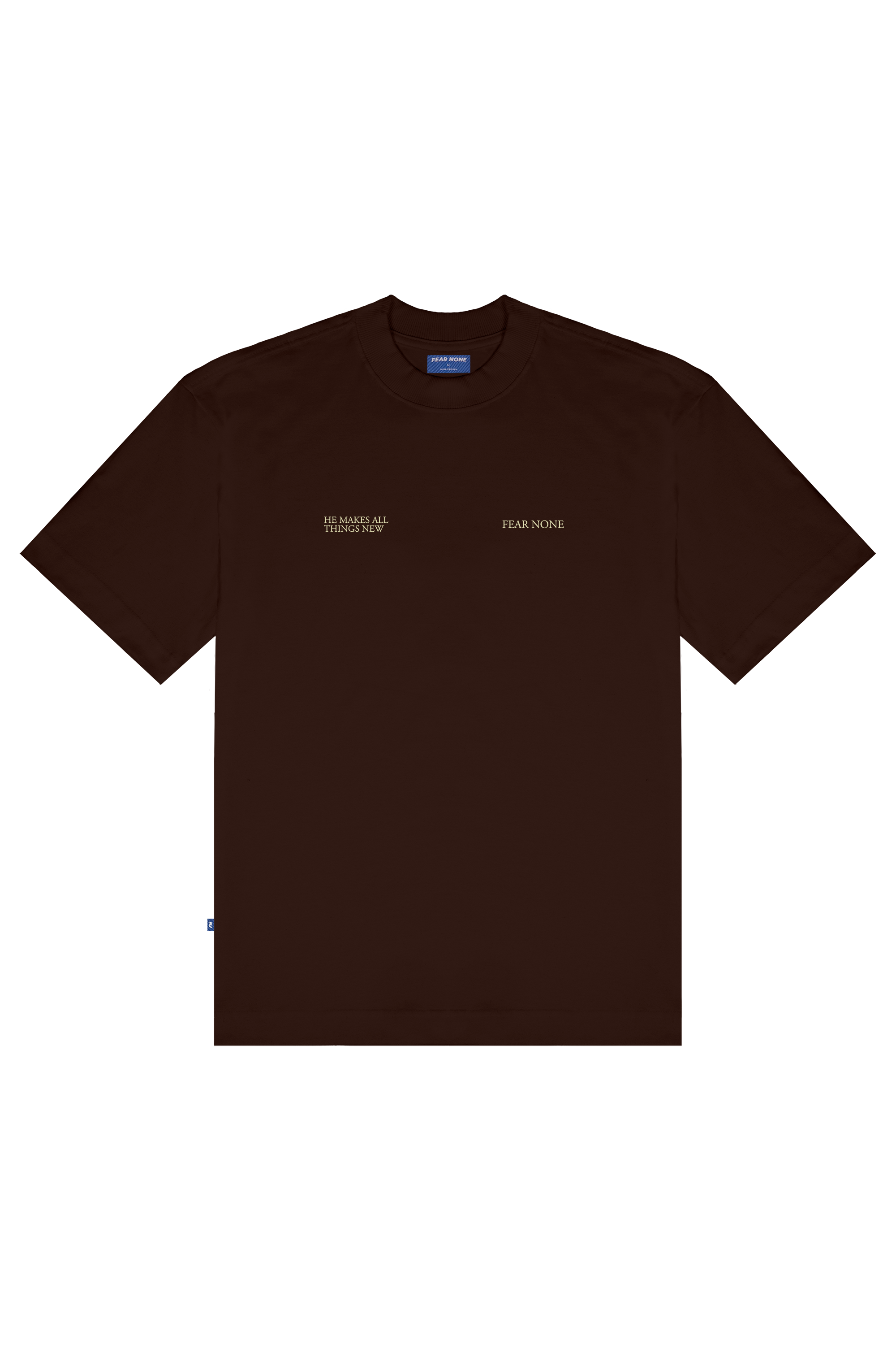 CAMISETA 'ALL THINGS NEW' MARROM