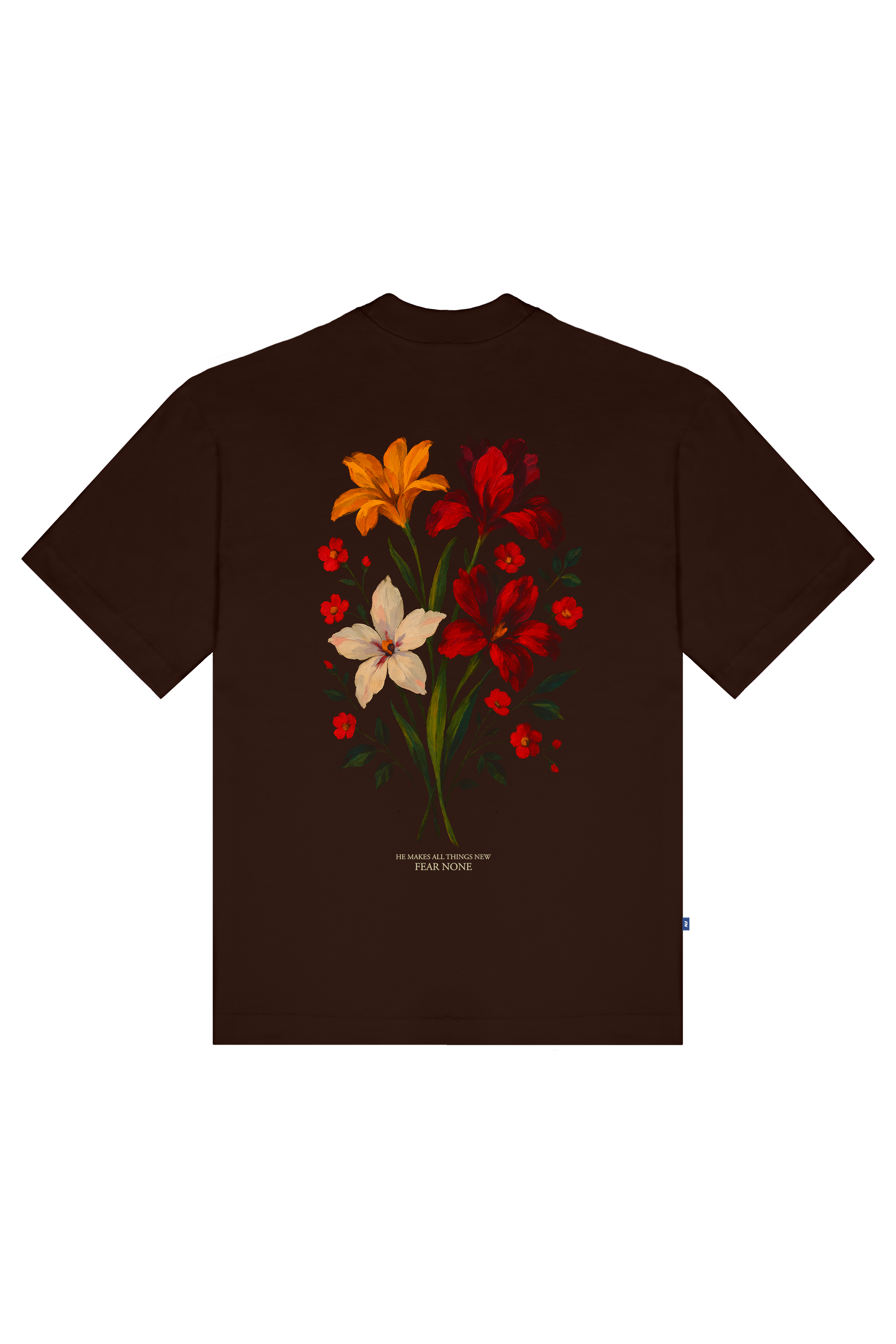 CAMISETA 'ALL THINGS NEW' MARROM