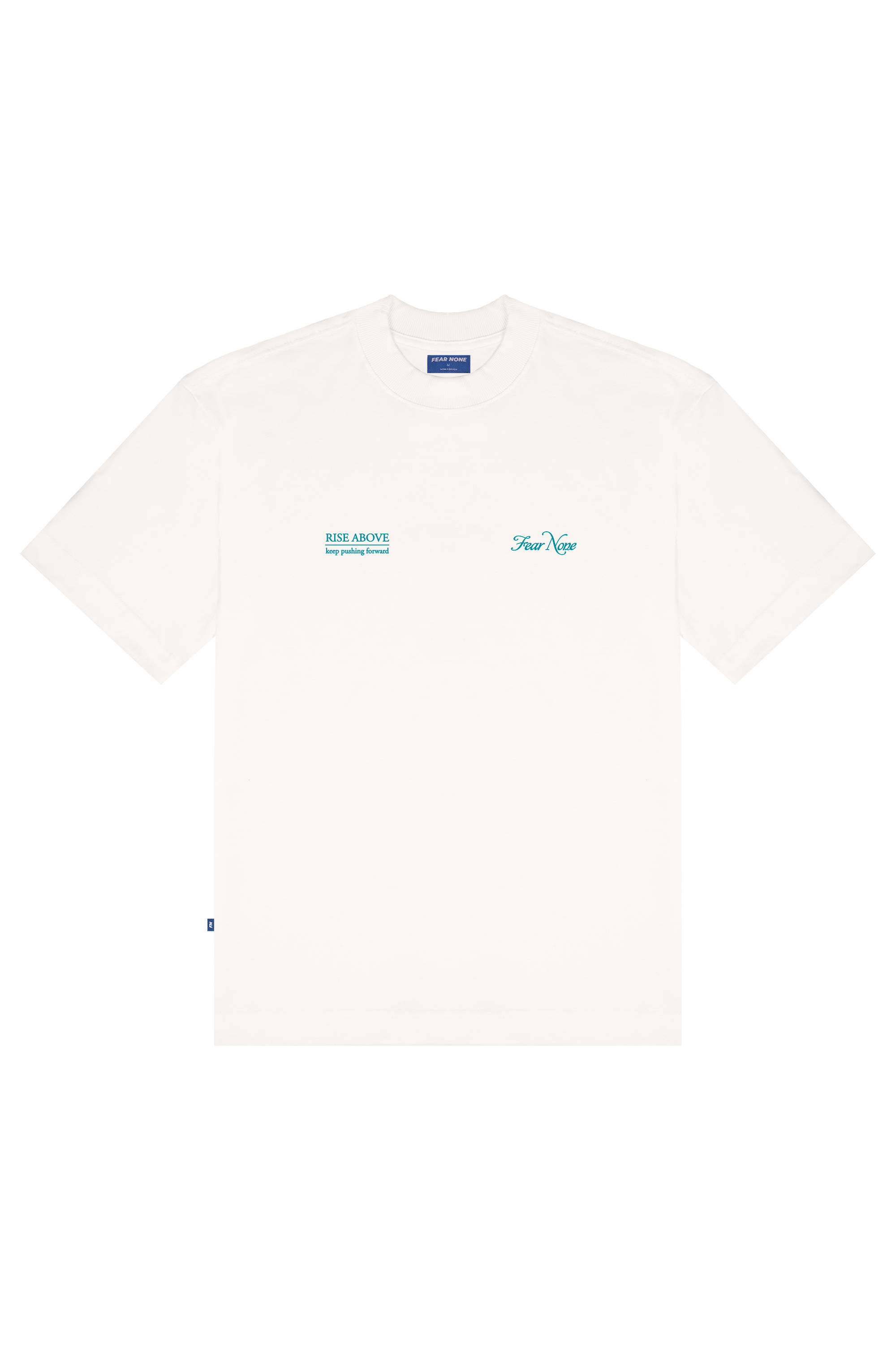 CAMISETA 'NEW RISE ABOVE' OFF WHITE
