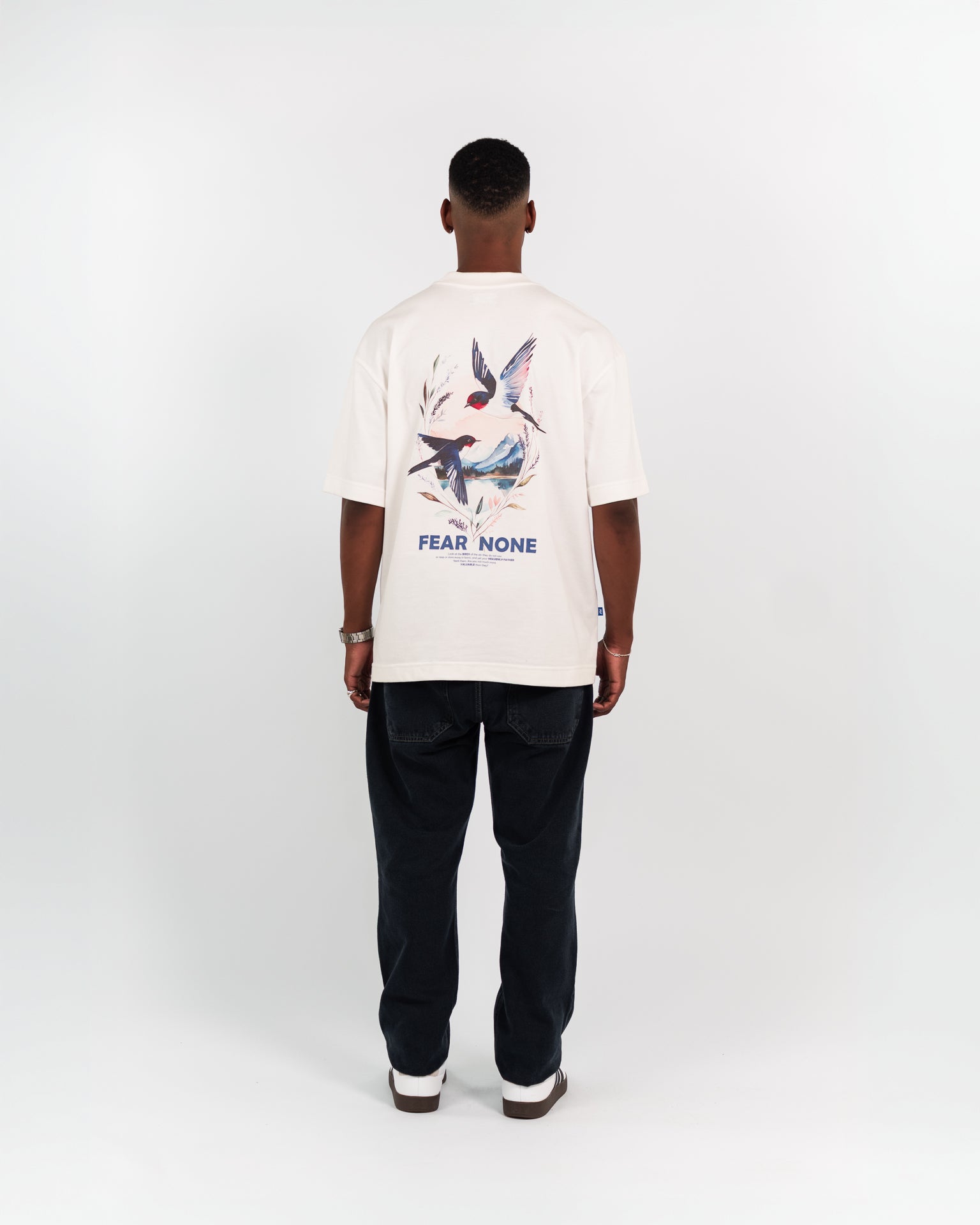 CAMISETA 'BIRDS' OFF WHITE