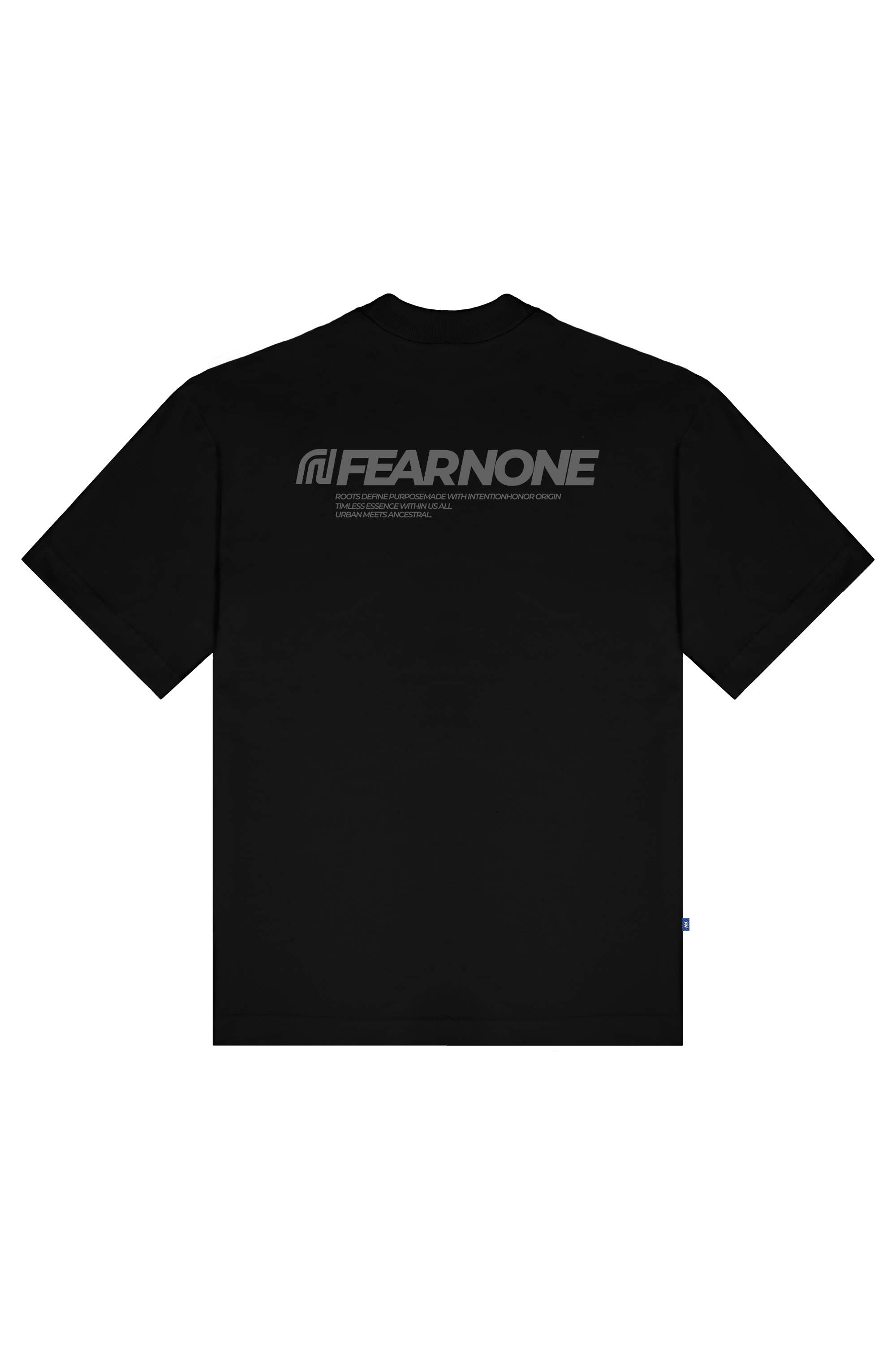 CAMISETA 'ROOTS' PRETA