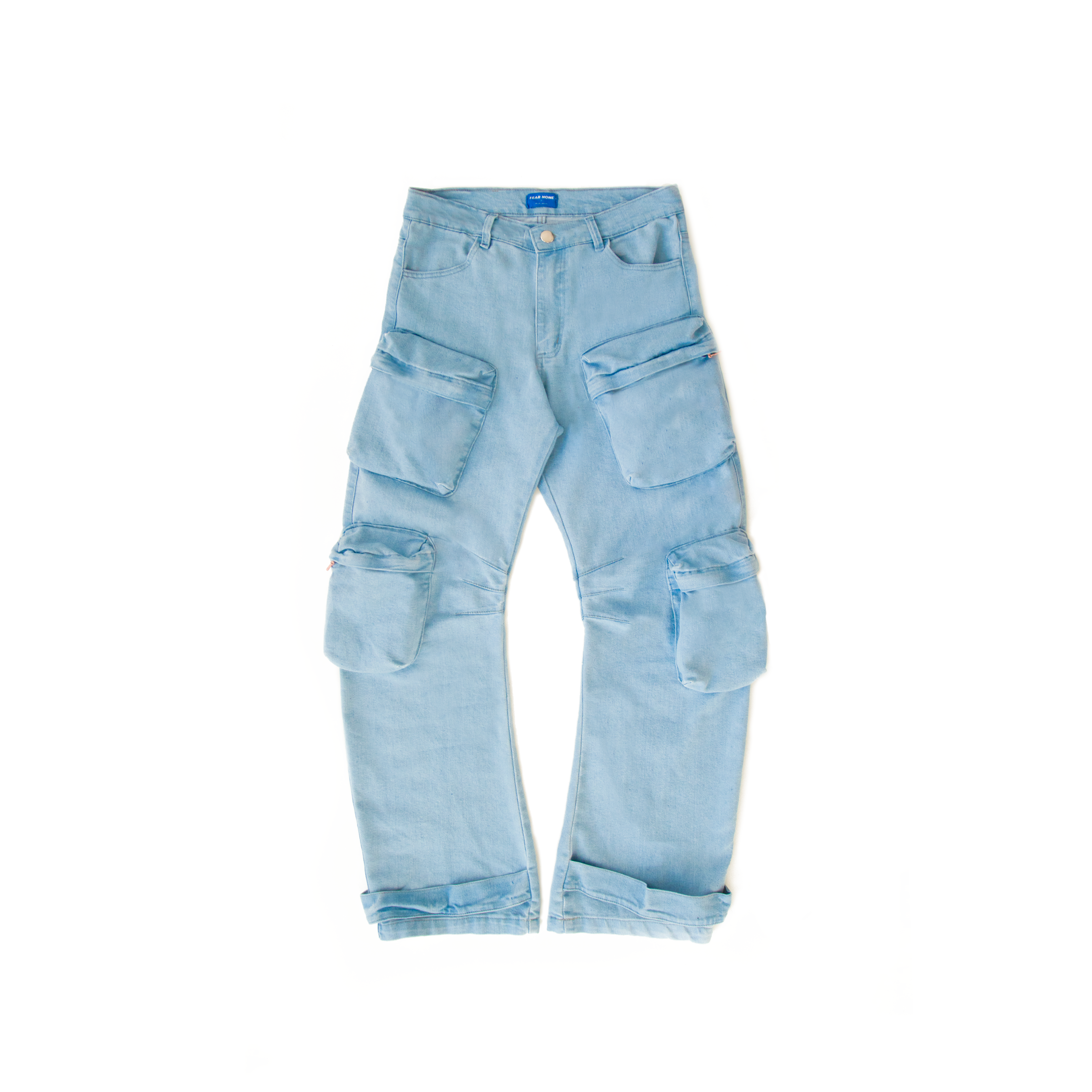 CALÇA JEANS "UTILITY POCKETS"