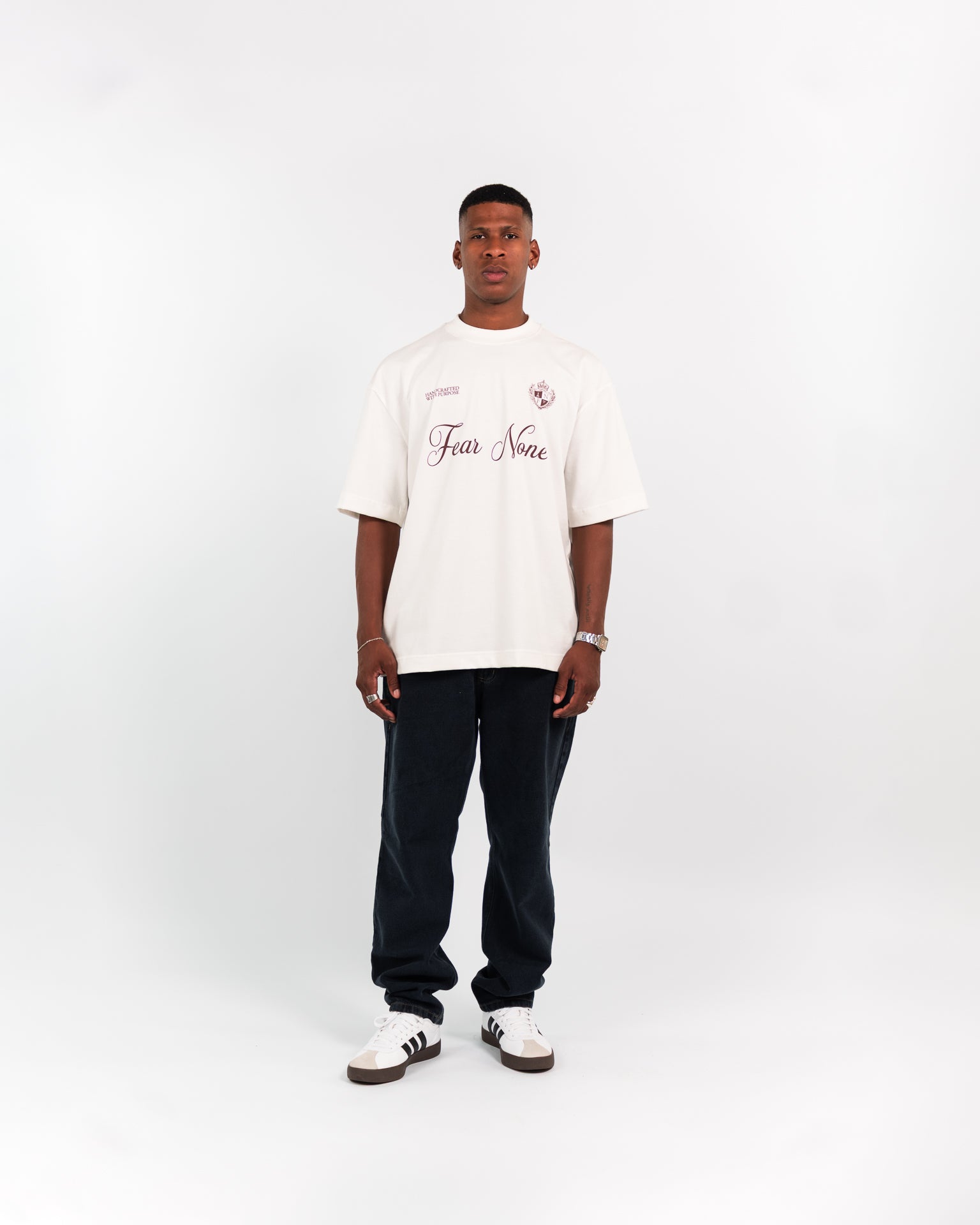 CAMISETA 'HANDCRAFTED' OFF WHITE